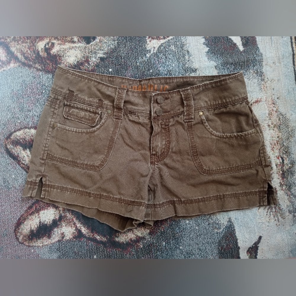 Hydraulic Brown Denim Jeans Size: 7/8